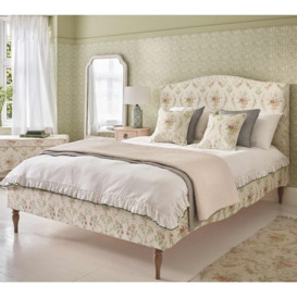 Windsor Garden Floral Upholstered Bed (Large Emperor Bed)