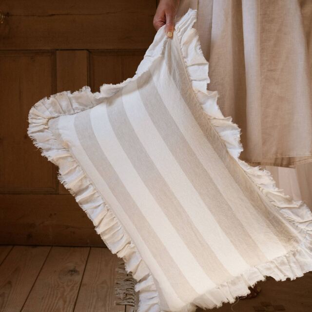 Brighton Pavilion Boudoir Cushion in Oat - image 1