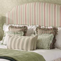 Pavilion Garden Stripe Upholstered Bed (King Size Bed) - thumbnail 6