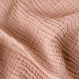 Morning Lark Peach Fuzz Crinkle Bed Linen Set (Double Set)