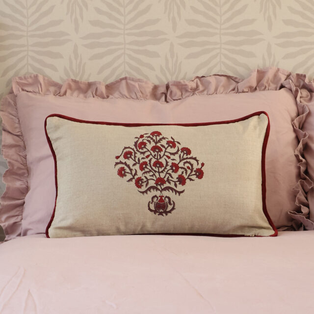 Mulberry Mudita Linen & Velvet Cushion - image 1