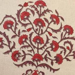Mulberry Mudita Linen & Velvet Cushion - thumbnail 3