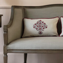 Mulberry Mudita Linen & Velvet Cushion - thumbnail 4