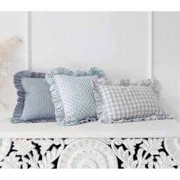 Pippa Cushion in Turquoise - thumbnail 3