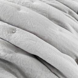 Peachskin Quilted Bedspread in French Grey (Bedspread) - thumbnail 2