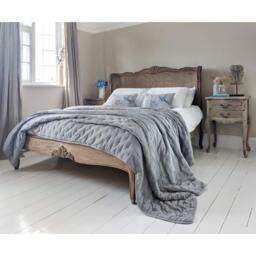 Peachskin Quilted Bedspread in French Grey (Bedspread) - thumbnail 5