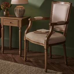 Love Story Linen Upholstered Armchair