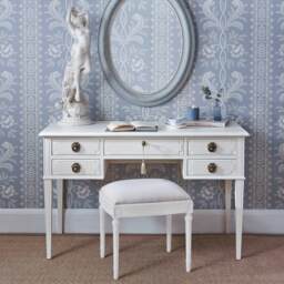Gustavian White Dressing Table - thumbnail 5