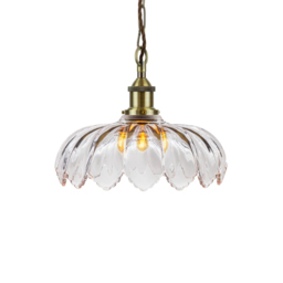 Organic Flora Clear Glass Pendant Light - thumbnail 1