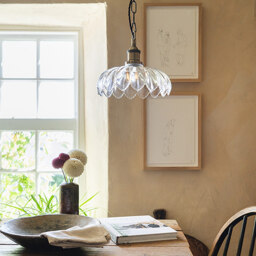 Organic Flora Clear Glass Pendant Light - thumbnail 5