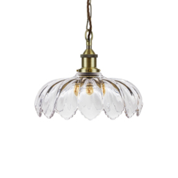 Organic Flora Clear Glass Pendant Light - thumbnail 4