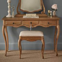 Love Story Oak Dressing Table & Mirror - thumbnail 3