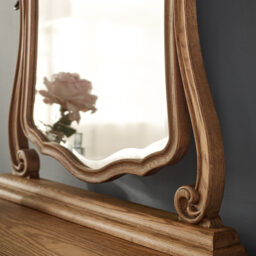 Love Story Oak Dressing Table & Mirror - thumbnail 2
