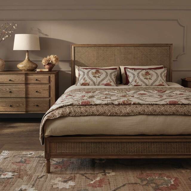 Love Story Sérénité Rattan French Bed (Super King Size Bed) - image 1