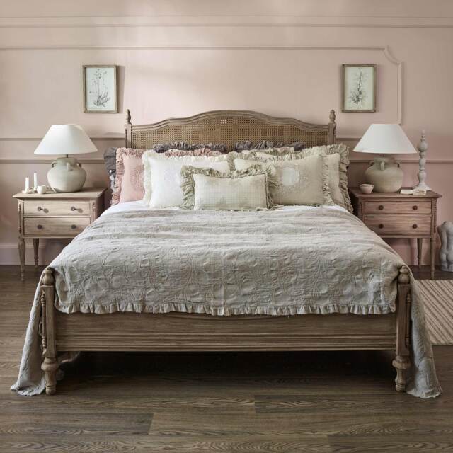 Clair de Lune Rattan Bed  (Super King Size Bed) - image 1