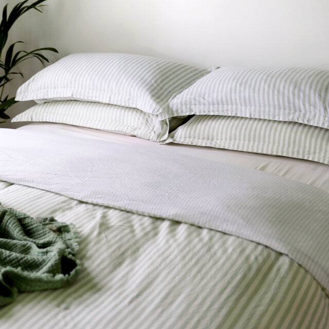 Petite Breton Luxe Summer Sage Bed Linen Set (Double Set) - image 1