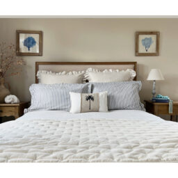 Petite Breton Luxe French Blue Bed Linen Set (Pair of Oxford Pillowcases) - thumbnail 5
