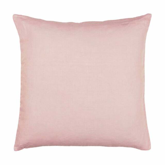 Mélange Linen Cushion in Pale Rose - image 1