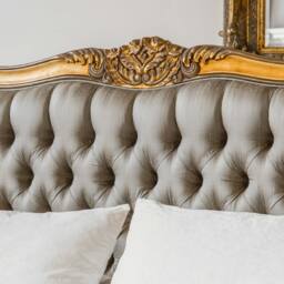 Palais de Versailles Luxury Gold Upholstered Bed (Double) - thumbnail 5