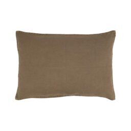 Artists Linen Cushion in Chocolate - thumbnail 1