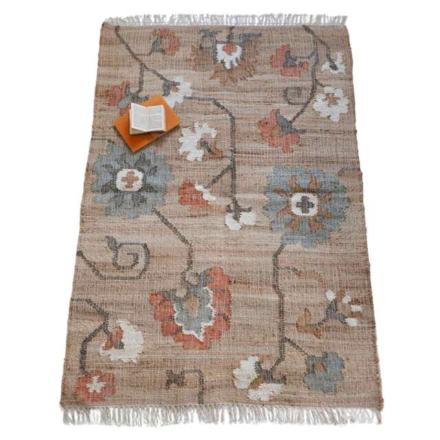 Wheat and Walnuts Woven Rug - image 1