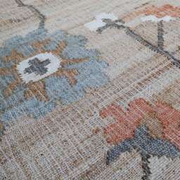 Wheat and Walnuts Woven Rug - thumbnail 5