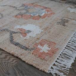 Wheat and Walnuts Woven Rug - thumbnail 2