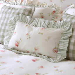 Nostalgic Rose Boudoir Ruffle Cushion - thumbnail 1