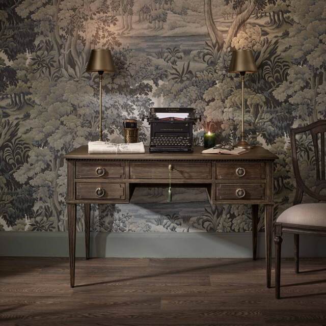 Gustavian Dark Dressing Table - image 1