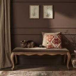 Love Story Mole Velvet Bench - thumbnail 1