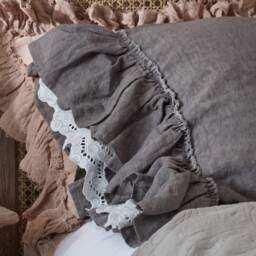 Bella Double Ruffle Cushion Cover - thumbnail 2