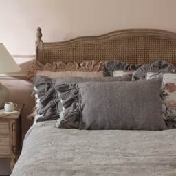 Bella Double Ruffle Cushion Cover - thumbnail 3