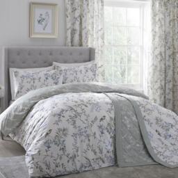 Woodland Bird Blossom Bed Linen Set (Pair of Matching Curtains) - thumbnail 1