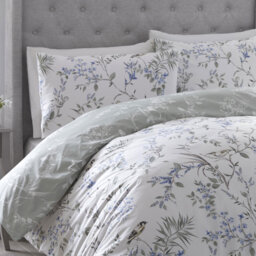 Woodland Bird Blossom Bed Linen Set (Pair of Matching Curtains) - thumbnail 2