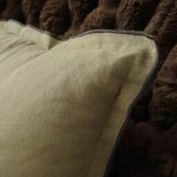 Olive Green Linen Cushion - thumbnail 5