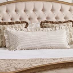 Ruffles & Lines Long Lumbar Cushion - thumbnail 3