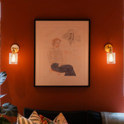 Henley Cylinde Petite Ribbed Glass Wall Light - thumbnail 4