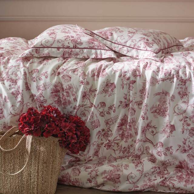 French Toile Berry Bed Linen Set (Double Set) - image 1