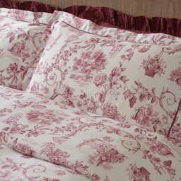 French Toile Berry Bed Linen Set (Double Set) - thumbnail 3