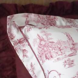 French Toile Berry Bed Linen Set (Double Set) - thumbnail 5