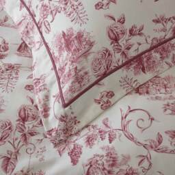 French Toile Berry Bed Linen Set (Double Set) - thumbnail 4