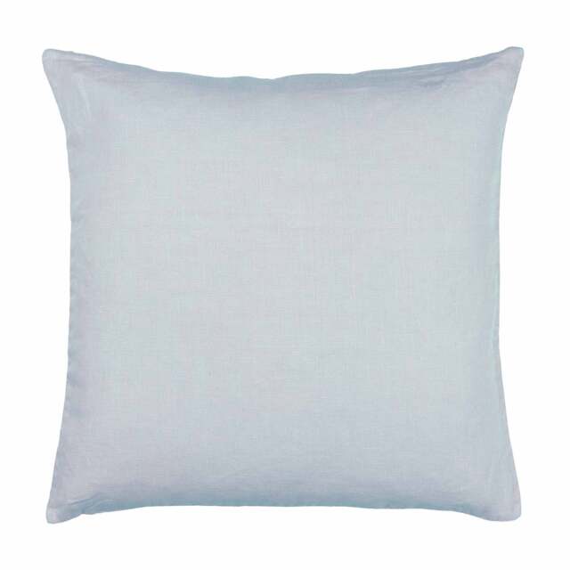 Mélange Linen Cushion in Nordic Sky Blue - image 1