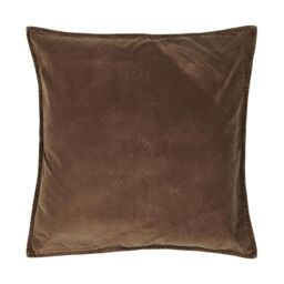 Mélange Velvet Cushion in Chocolate