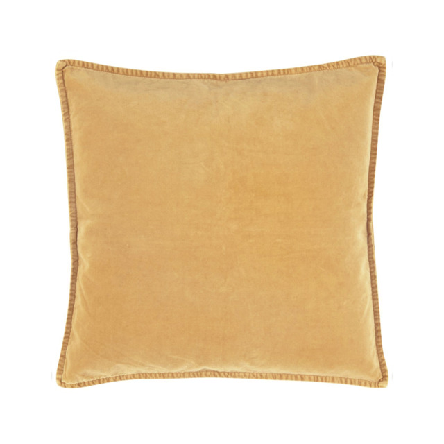 Mélange Velvet Cushion in Lemon Drop - image 1