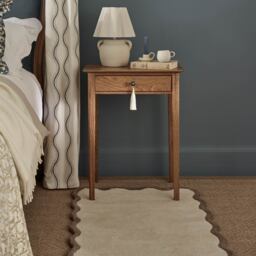 Elsie Scallop Runner in Cream & Brown - thumbnail 3