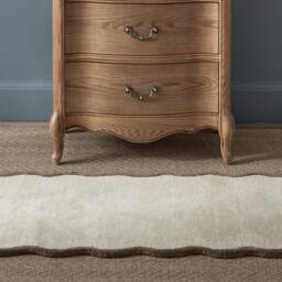 Elsie Scallop Runner in Cream & Brown - thumbnail 4
