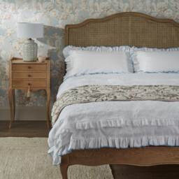 Le Sojourn Ruffle Bedspread in White - thumbnail 2