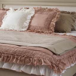 Lace Matelassé Cotton Bedspread (Medium) - thumbnail 5