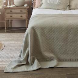 Lace Matelassé Cotton Bedspread (Medium) - thumbnail 5