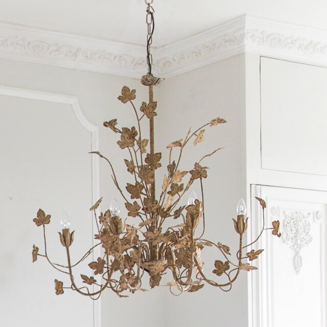 Midsummer Night's Dream Rustic Metal Chandelier - image 1